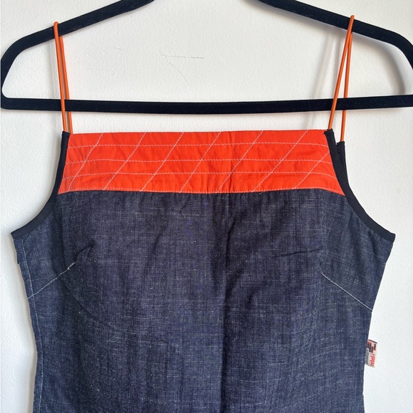 NWT Vintage Y2K Parasuco denim stretch mini dress - Picture 3 of 6